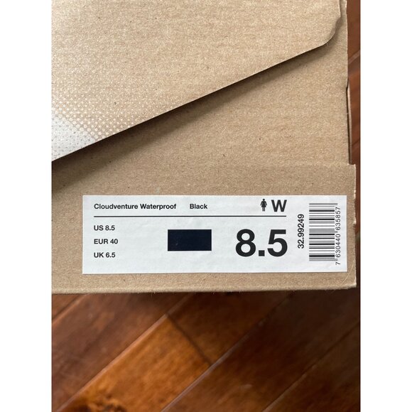 NIB ON Cloudventure Waterproof shoes - Picture 4 of 4
